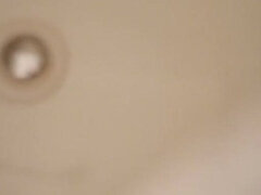 Enthousiasteling, Badkamer, Sperma shot, Handbeurt, Huisgemaakt, Masturbatie, Gezichtspunt, Alleen