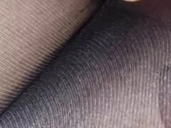 Dani_leg in Sexy Black Pantyhose and High Heels