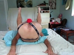 Enthousiasteling, Amerikaans, Sperma shot, Homo, Opa, Harig, Masturbatie, Alleen