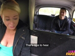 Horny Blond Hair Girl Takes Czech Knob In Taxi 1 - Female Fake Taxi
