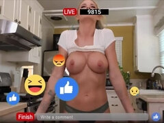 Anal, Gros seins, Blonde, Sucer une bite, En levrette, Hard, Pov, Rasée