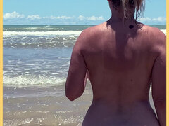 Amateur, Plage, Mère que j'aimerais baiser, Nue, Épouse