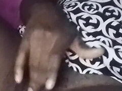 Squeezing My Boobs While I Vigorously Finger Rubbing Fat Pussy