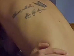 Amatőr, Hatalmas hátsó, Cumizás, Pár, Európai, Spanyol