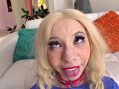 Anale, Grande cazzo, Bionda, Pompino, Schizzo di sborra, Pornostar, Rasata, Tette