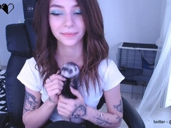 CB Mo*nless_ July-25-2019 Uber-Cute Small Webcam Stunner Large Cameltoe Masturubation