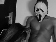 18, 아프리카인, 아마추어, 흑인, 오랄섹스, 커플, 귀여운, 청소년