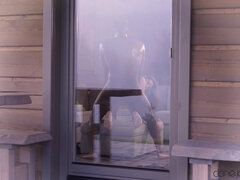 黒人, フェラチオ, 茶髪の, 浮気者, 中出し, アウトドア, オッパイの, 妻