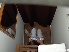 デカ尻, フェラチオ, 茶髪の, Hd, オイル, 現実, ティーン, のぞき