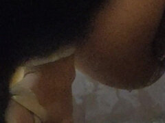 Peeking at Thick Hairy Pee