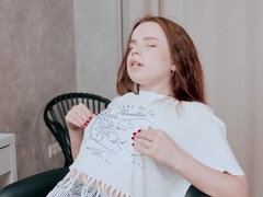 18 let, Prstění, Hd, Masturbace, Zrzavé, Sólo, Teenka, Kozičky