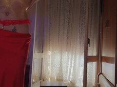 Adult Cinematography: Red Dress, Heels, Music, Headphones and Phs Finest Boom Ever