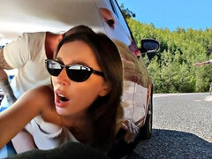 I Gave the Blogger a Ride and Fucked Her in the Car!