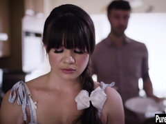 Gros cul, Gros seins, Sucer une bite, Brunette brune, Queue, Hard, Hd, Adolescente