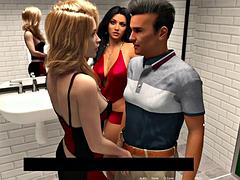 Monumentális dákó, Ondó fröcskölés, Európai, Hd, Latin lány, Érett feleség, Nyilvános, Hármas