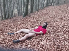 Spermaladung, Europäisch, Selbstgemacht, Masturbation, Im freien, Solo