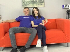 큰 음경, 오랄섹스, 흑갈색 머리, 자연의 가슴, 보지, 빼빼한, 청소년, 젖가슴