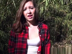 Fresh Faced teen 18+ Hitchhikes And Gets Fucked In The Woods