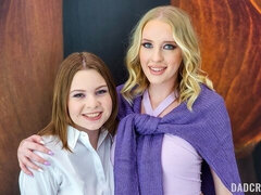 Good babe Marilyn Johnson and her gf Adrianna Jade love hard pound