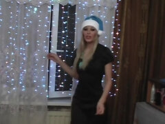 Blond, Pijpbeurt, Jurk, Masturbatie, Mager