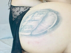 Big Ass Twerk & Spanking Tease - Mesh Skirt, Foot View & Ass Jiggling