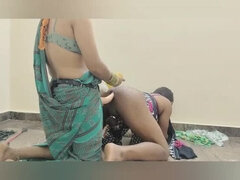 Muslim Hijab Wife Pegging Sissy Husband in Chastity Cage - Ass Whipping Femdom