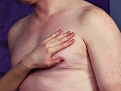 CFNM classy femdoms give voyeur HJ 4some to lucky men