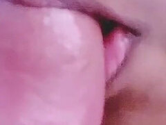 Amateur, Verga grande, Mamada, Pareja, Semen en la boca, Novia, Pajear, Coño