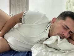 Stepparent accidentally fills stepson with cum thinking he's his wife