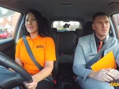 Naughty Student Late for Her Exam