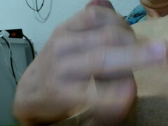 Enthousiasteling, Sperma shot, Europees, Duits, Handbeurt, Masseren, Masturbatie, Alleen