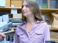 Mamada, Estilo perrito, Peludo, Jeans, Oficina, Pequeña, Realidad, Adolescente