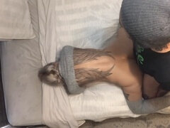 Cum on pussy, real amateur, married couple