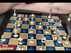 Queen Playing Chess Board Games