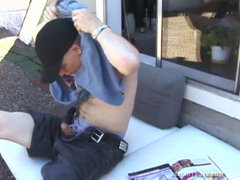 Shane Masturbates On Roof