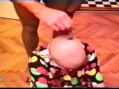 DVD Female slave shaved blowjob