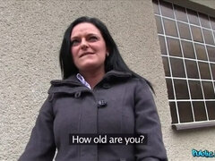 Busty milf has sex with a stranger for cash