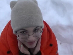 BLOW AND MONEY-SHOT IN WINTER PARK