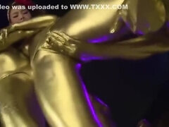 Aziatisch, Lieveling, Grote mammen, Bruinharig, Fetisj, Handbeurt, Japaans, Trio