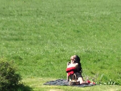 Nana, Sucer une bite, Brunette brune, Tir de sperme, En levrette, Hd, Seins naturels, Pov
