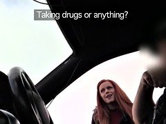 Smoking hot redhead chick Ella enjoys getting fucked by the cop