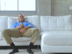 Bad, Svart, Blond, Bakfra, Hæler, Ektemann, Moden, Petite