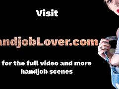 Tussi, Aufs gesicht abspritzen, Behaart, Handjob, Masturbation, Büro, Öl, Titten