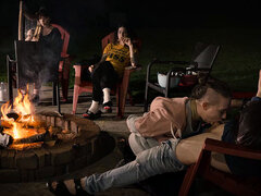 18 ans, Noire, Bondage, Fétiche, Groupe, De plein air, Adolescente, Voyeur