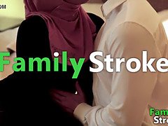 Hijab Teen and Stepbro's steamy sex relationship on familystrokes.net
