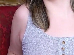 Amateur, Blonde, Femelle, Masturbation, Mère que j'aimerais baiser, Orgasme, Nénés