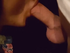 Amatør, Pik sutte, Brunette, Briller, Lingerie, Pov, Russisk, Teenager