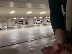 Risky Truck Lovemaking in Public Parking Garage – Began with Hj, Concluded with Doggy style!