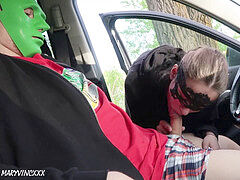 bj and Handjob on a road from super-fucking-hot nubile - MaryVincXXX