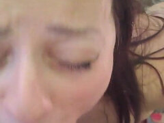 Большой член, Минет, Семяизвержение, Сперма на лице, Натуральные сиськи, На природе, От первого лица, На публике